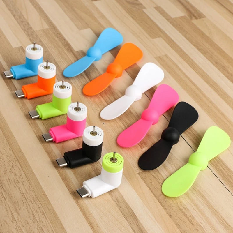 Mini Ventilateur USB Type-C pour Smartphone